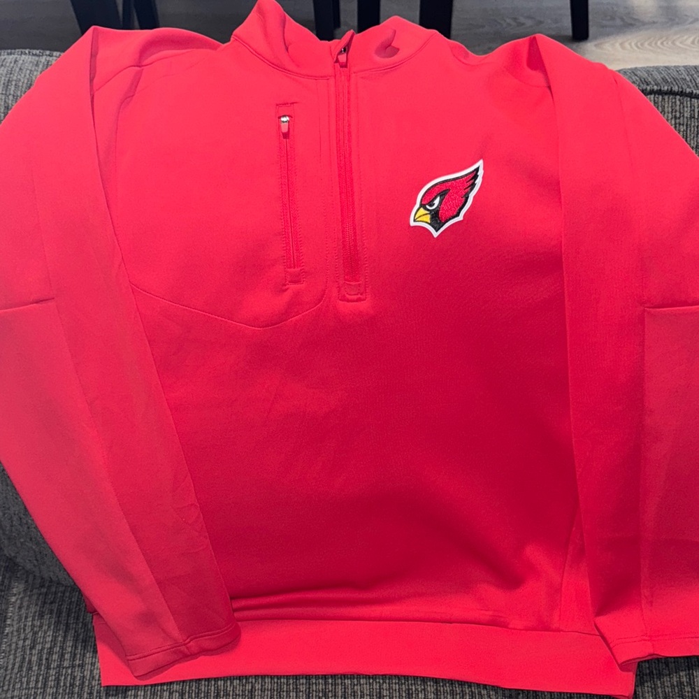 Arizona Cardinals Red Zip Up Sweater